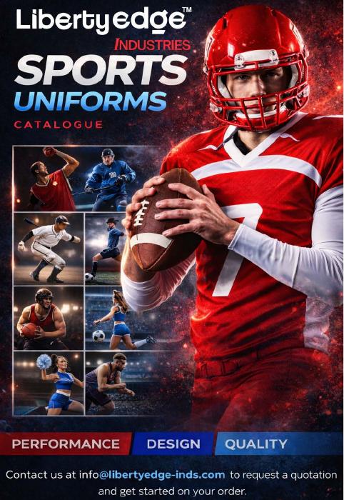 Sports Uniforms catalogue cover